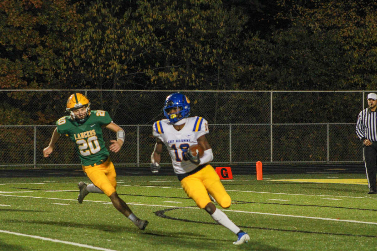 East Allegheny vs Deer Lakes football Brentaro Yamane